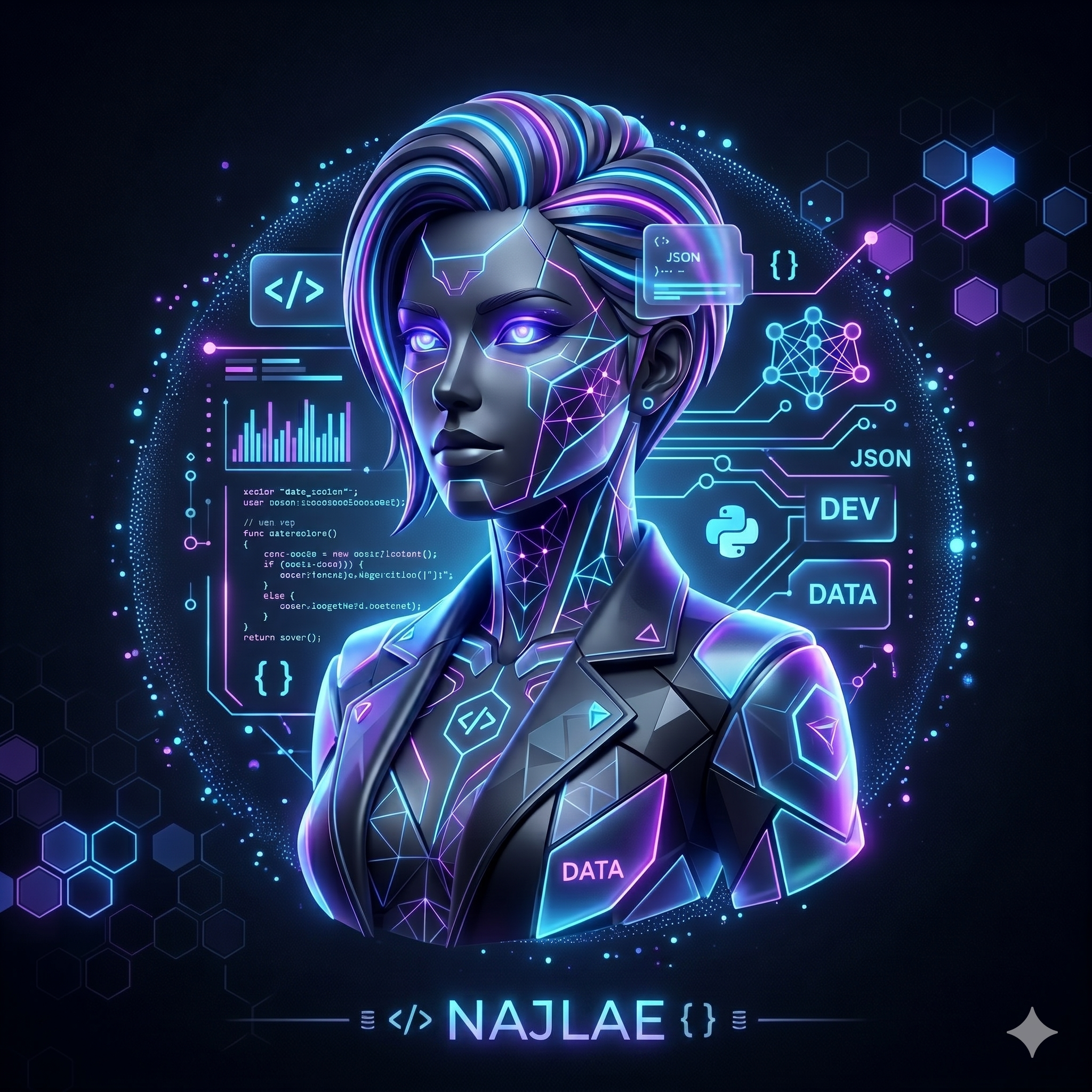 Najlae Sebbar - 3D Avatar